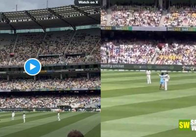 IND vs AUS 4th test: A crazy fan entered the stadium and hugged Virat Kohli, Watch the Video